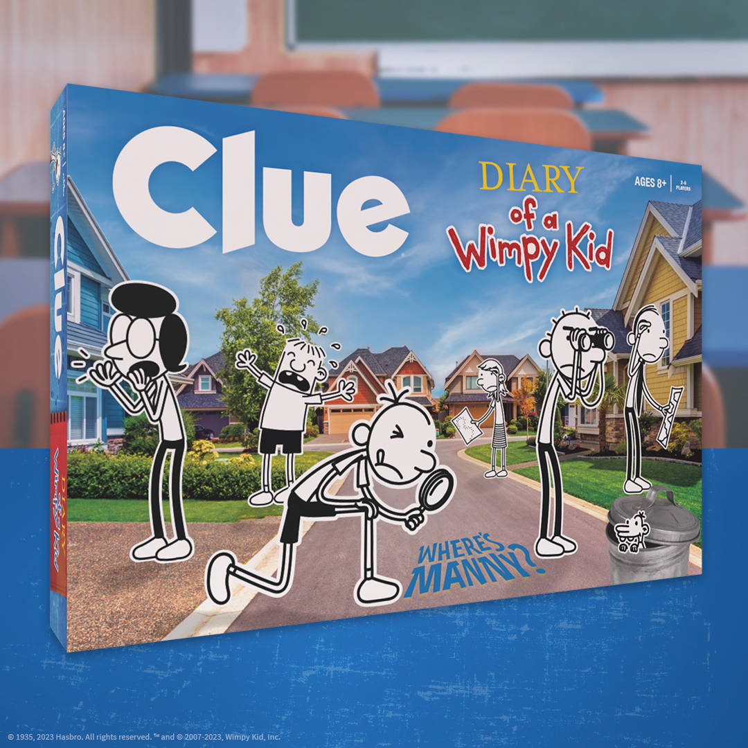 The Op Games Launches CLUE®: Diary of a Wimpy Kid - Available Now!