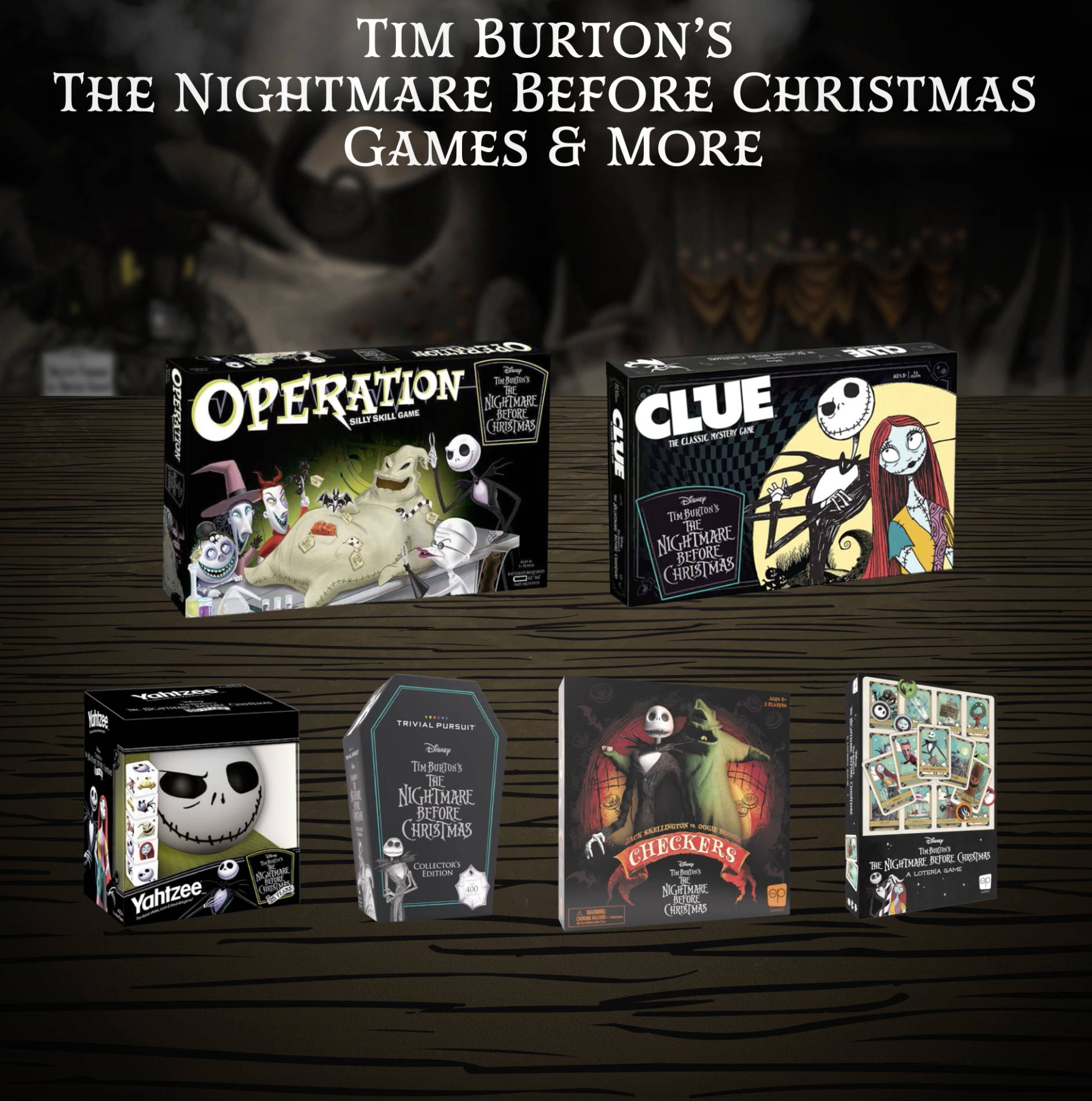 Checkers: Disney Tim Burton The Nightmare Before Christmas – The Op Games