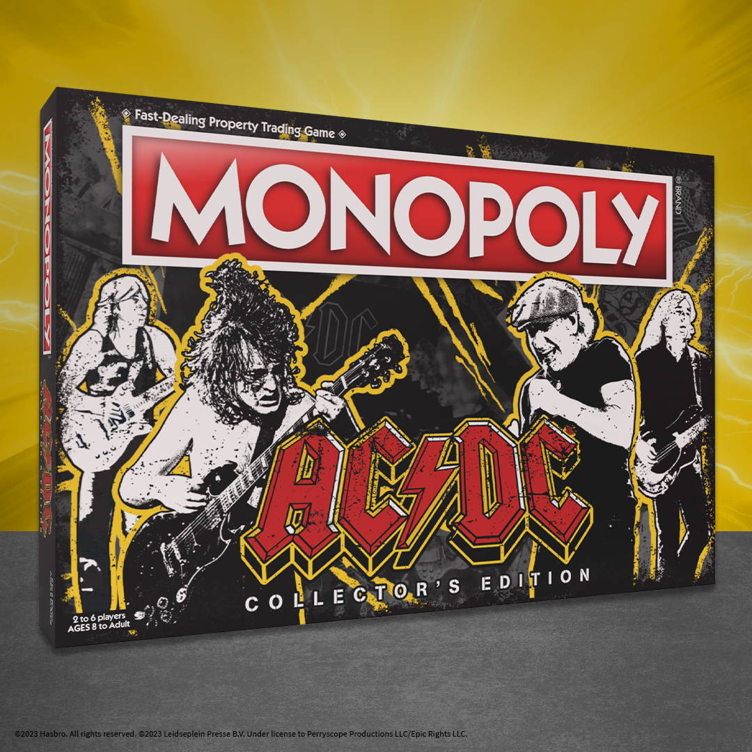 For Those About to Rock, The Op Games Launches MONOPOLY®: AC/DC Collec