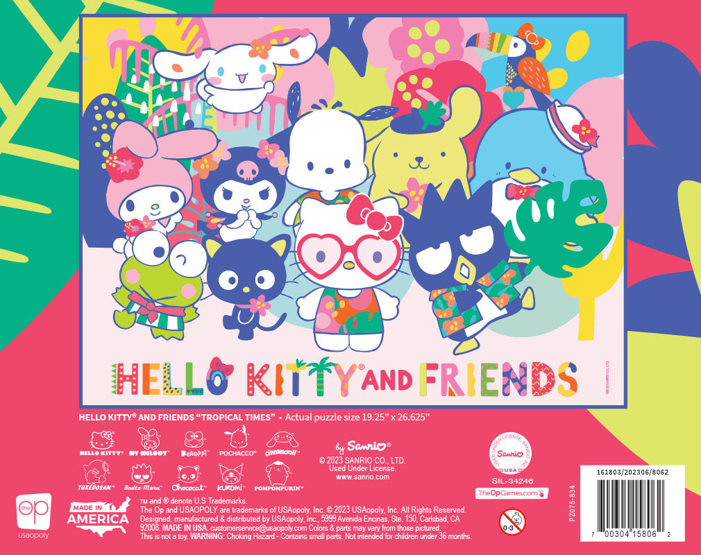 Hello Kitty® and Friends "Tropical Times" 1,000 Piece Puzzle