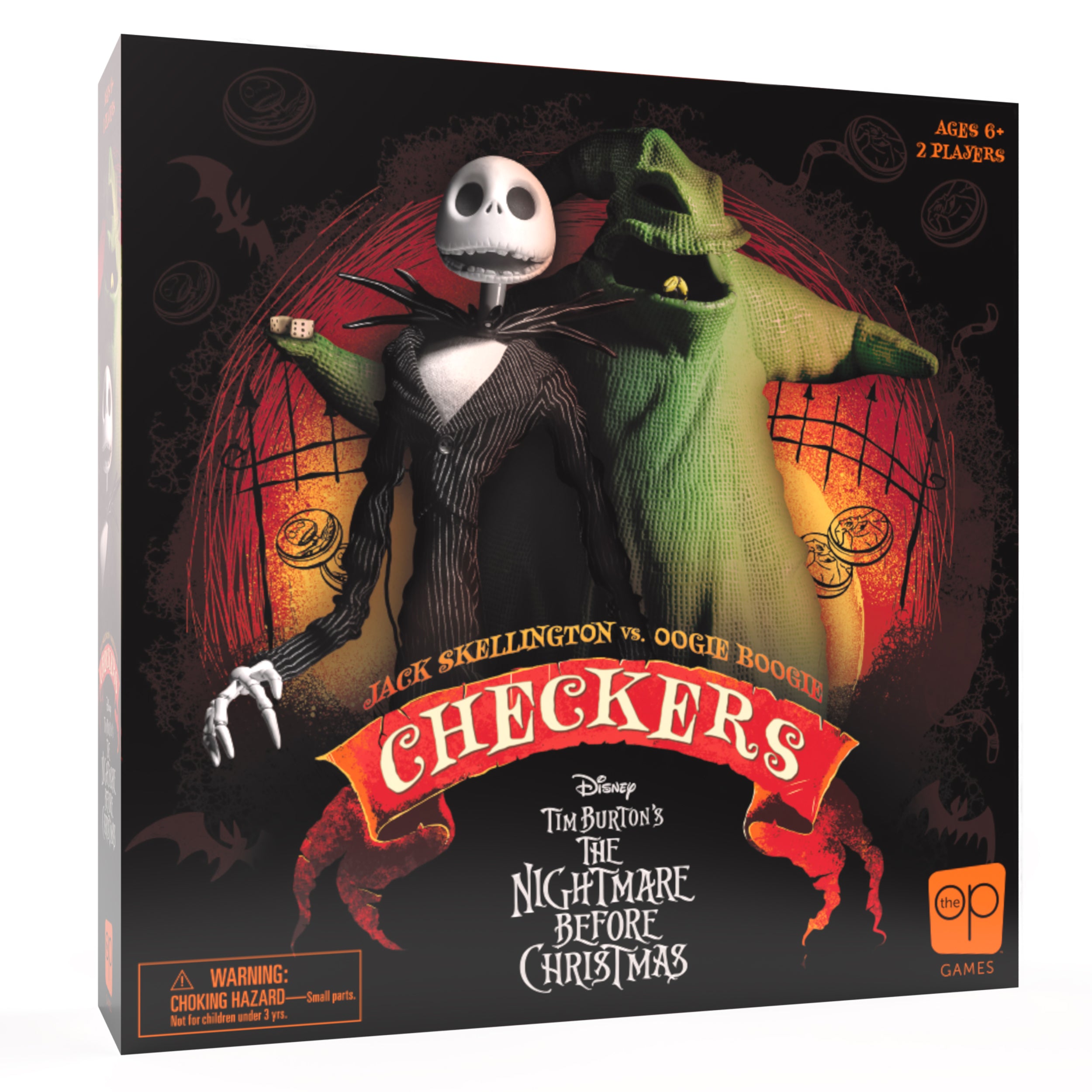 Checkers: Disney Tim Burton The Nightmare Before Christmas – The