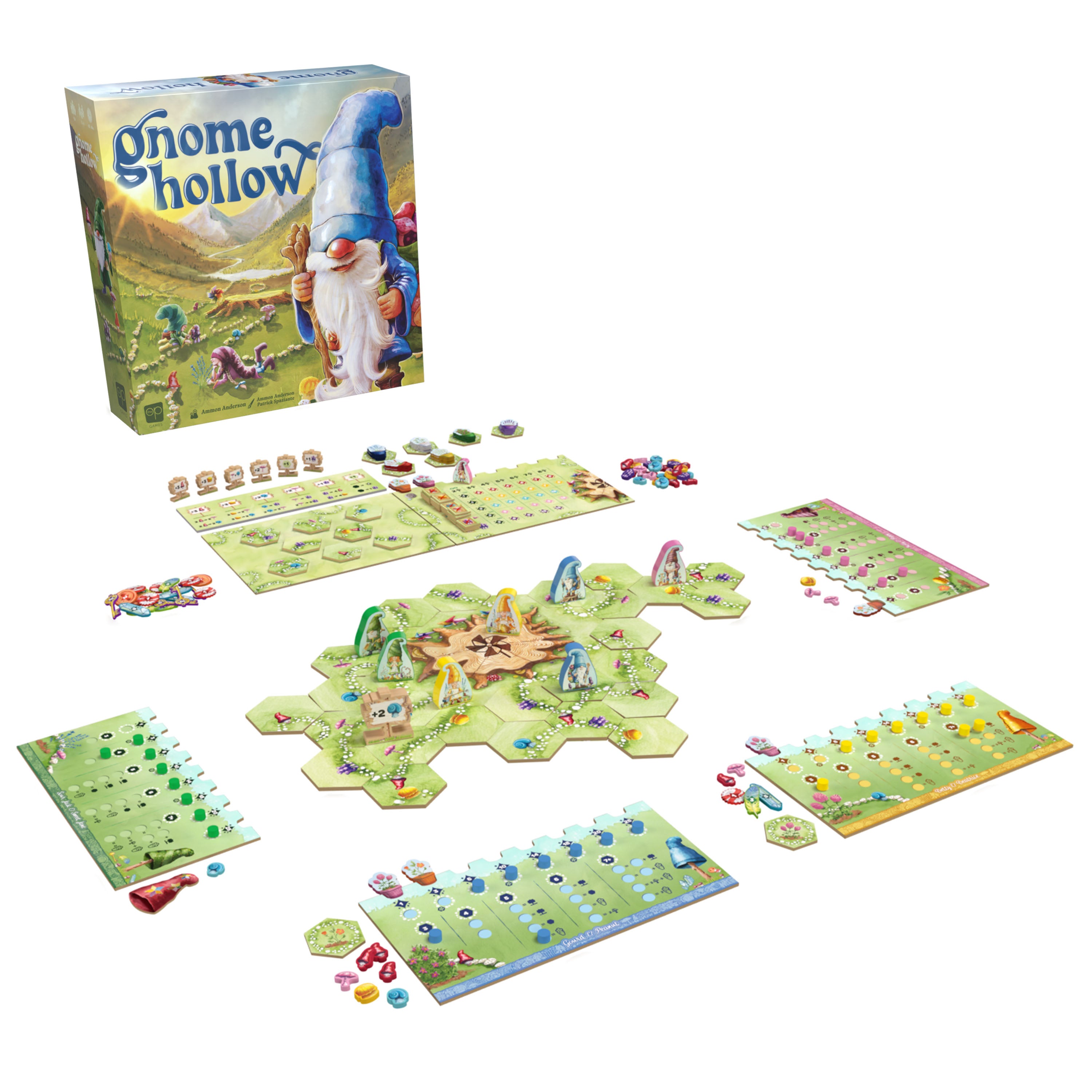 USAopoly The OP Gnome Hollow Gioco da Tavolo in Inglese per Tutta la Famiglia | Gioco Strategico per 2-4 Giocatori | Gioco Rapido per Coppie e per Età 12 USAopoly The OP Gnome Hollow Gioco da Tavolo in Inglese per Tutta la Famiglia | Gioco Strategico per 2-4 Giocatori | Gioco Rapido per Coppie e per Età 12