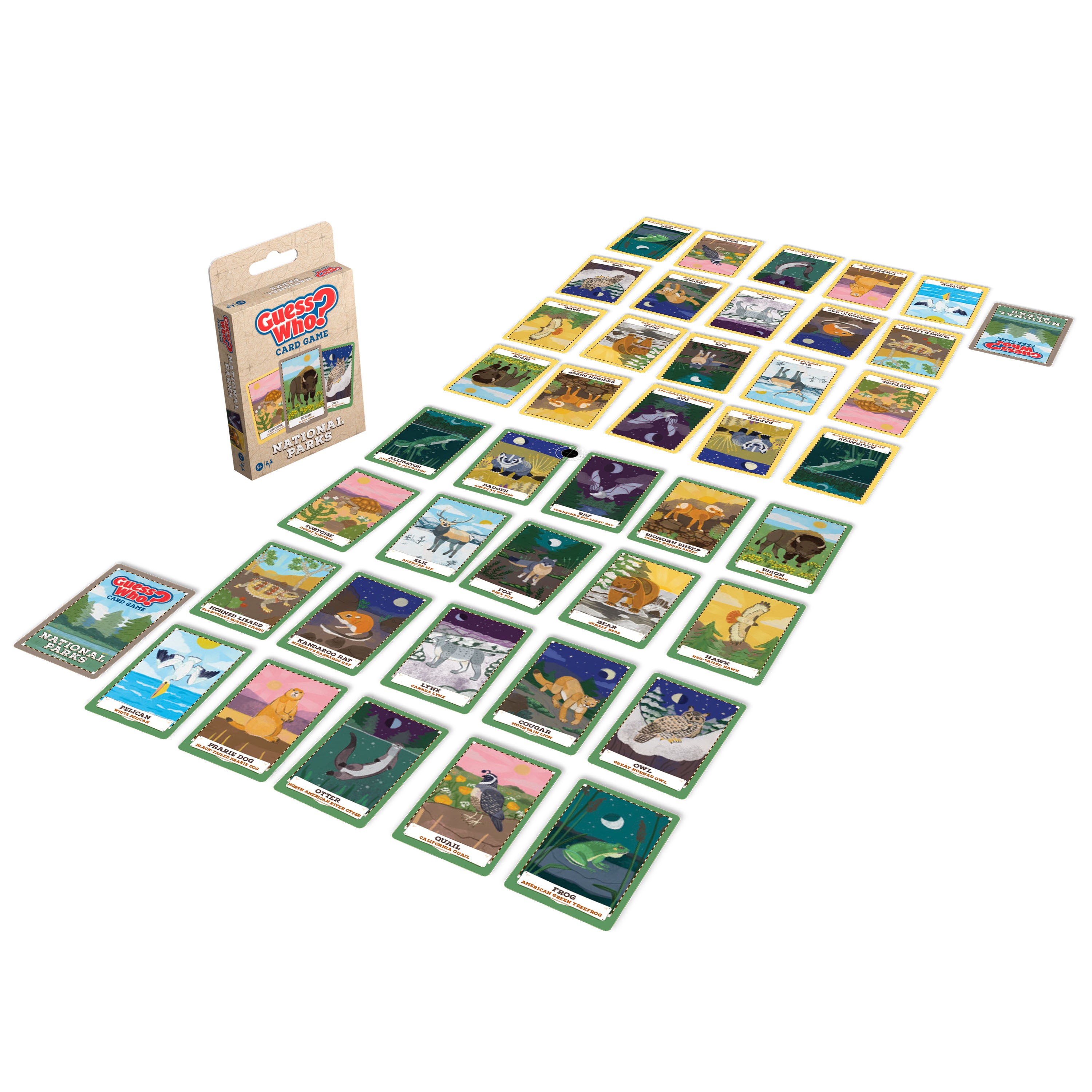 GUESS WHO?® Card Game: National Parks