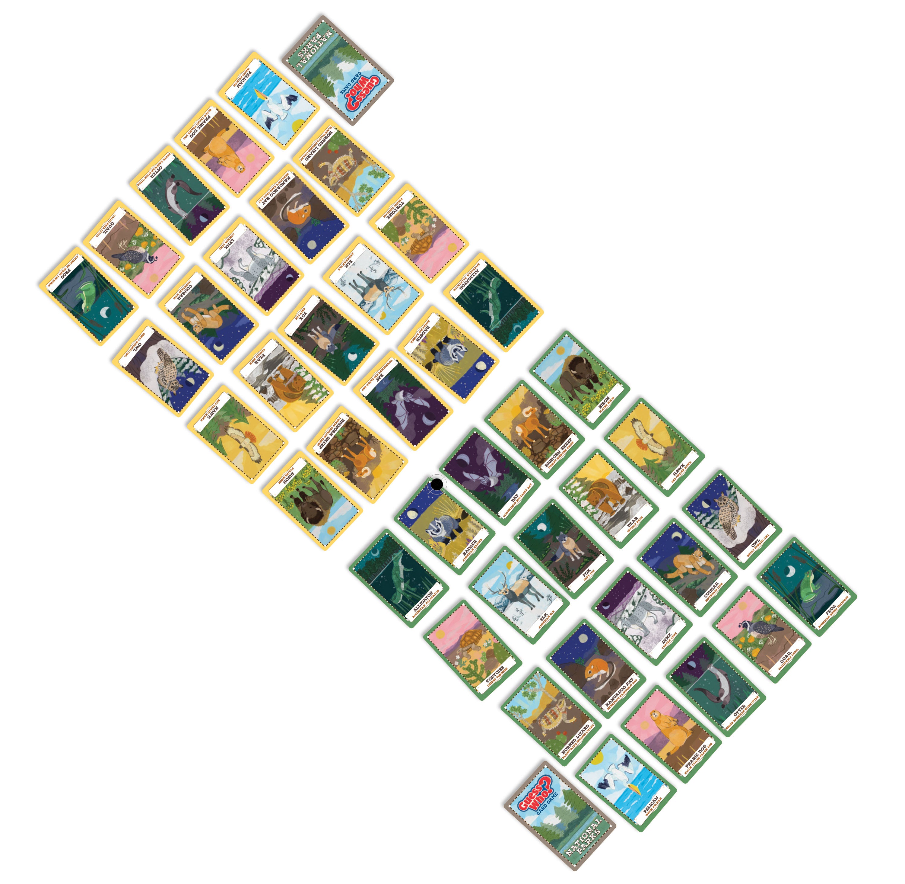 GUESS WHO?® Card Game: National Parks