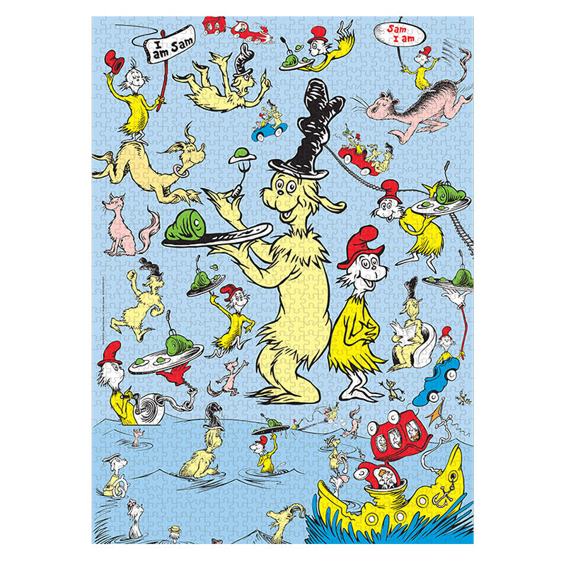 Dr. Seuss "Green Eggs and Ham" 1,000 Piece Puzzle