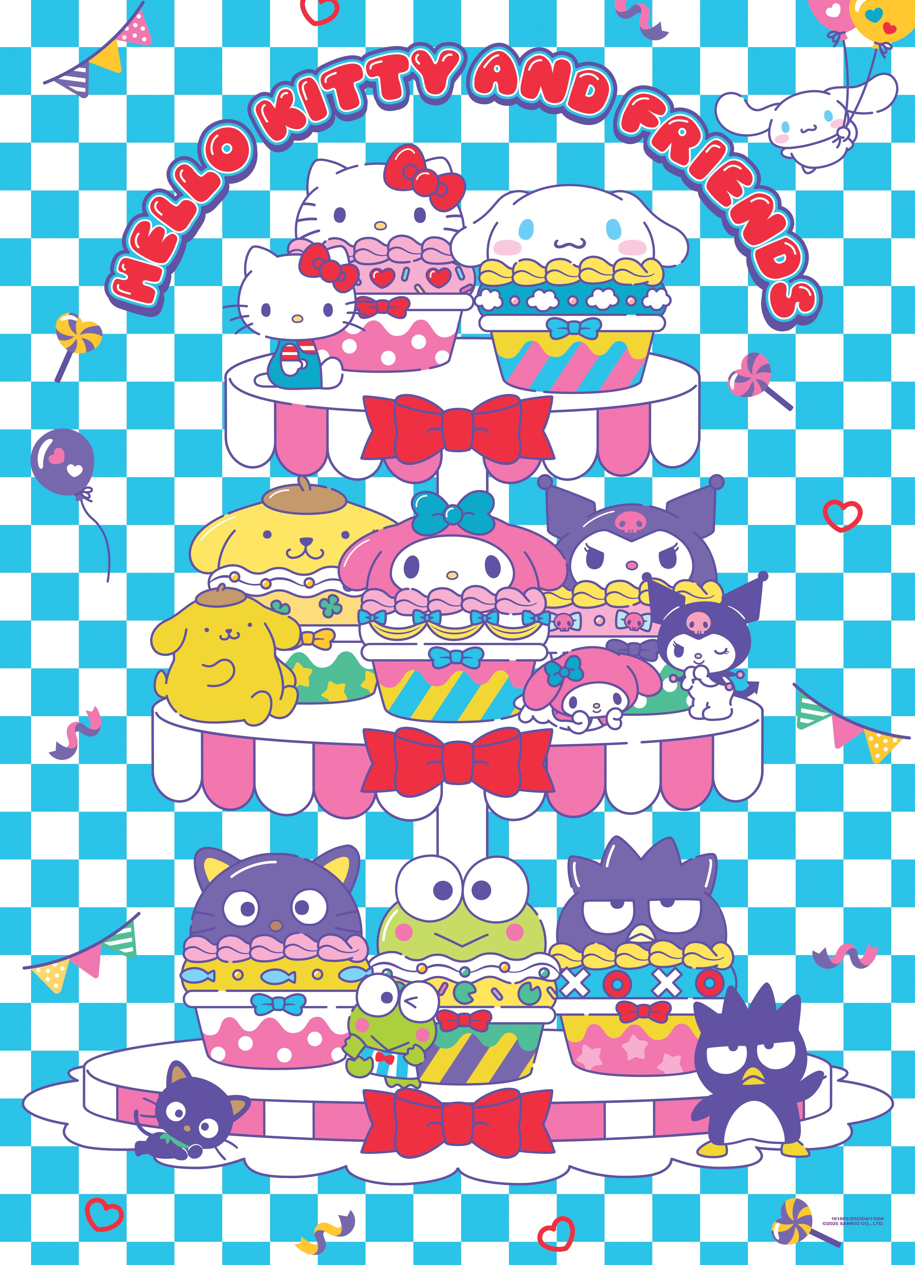 Hello Kitty® and Friends "Sweet Cupcakes" 1,000 Piece Puzzle