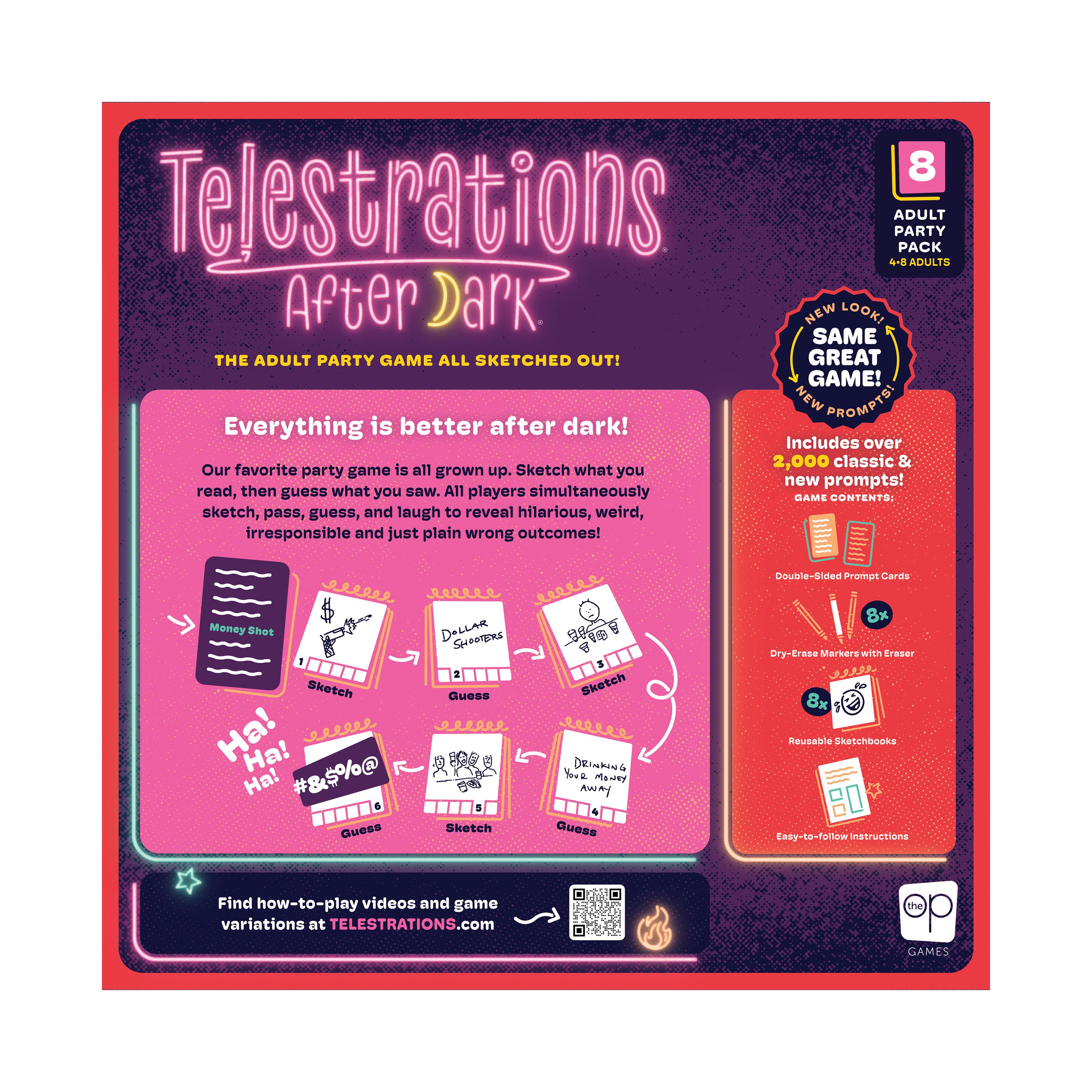 Telestrations® After Dark® 8 Player (2nd Edition)