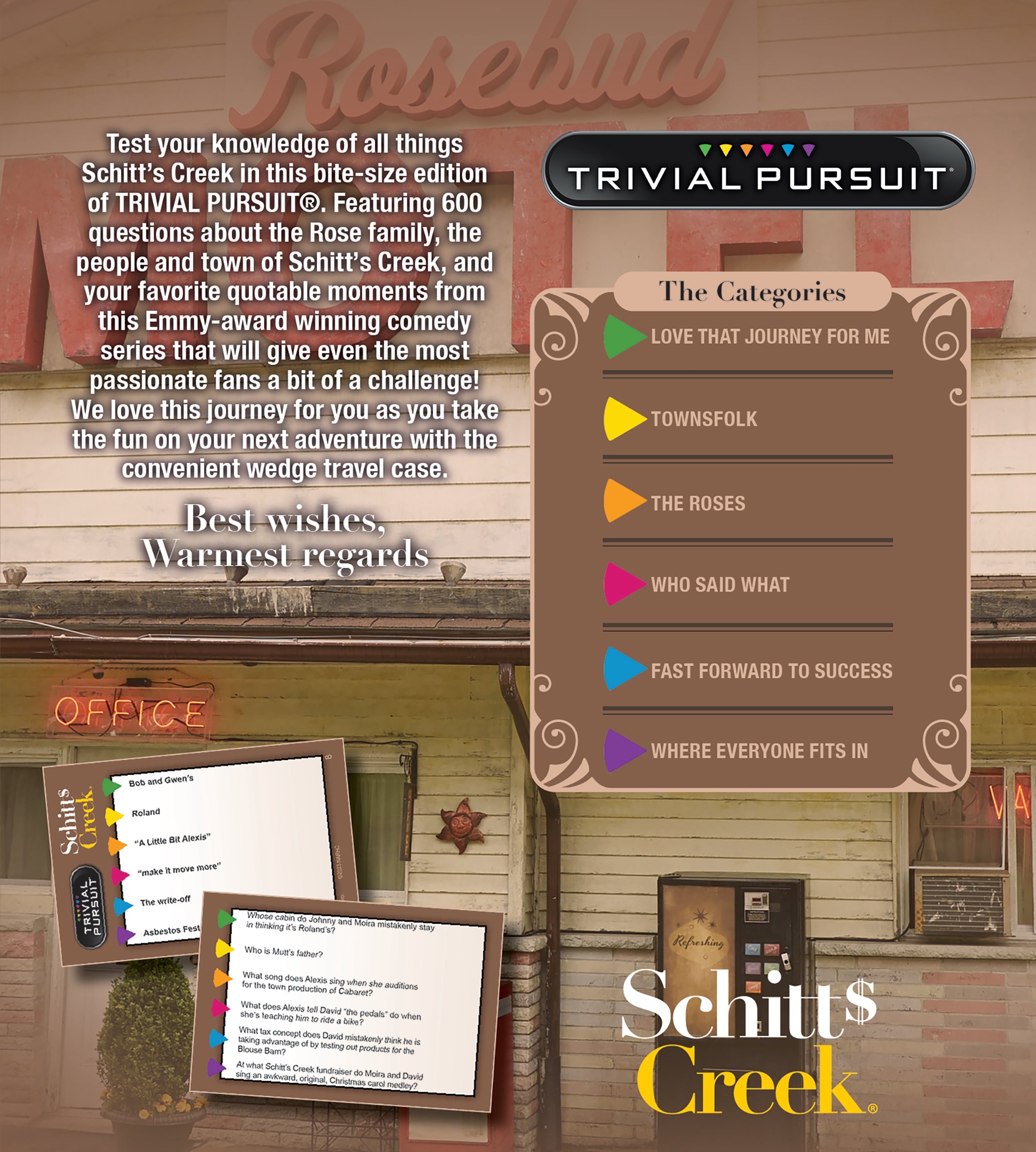 Usaopoly: Schitts Creek: Trivial Pursuit – Puzzled Gamer