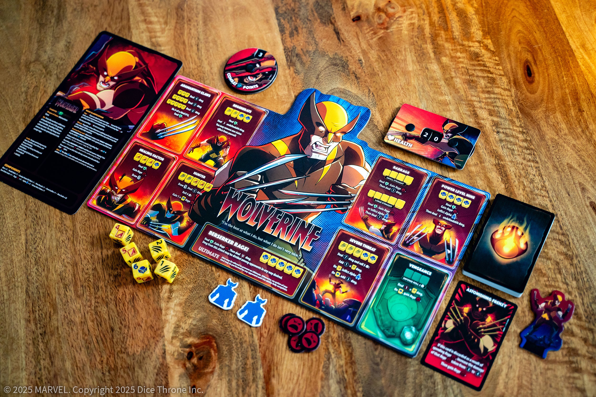Marvel X-Men Dice Throne Box 1 (Iceman, Psylocke, Storm, Wolverine)