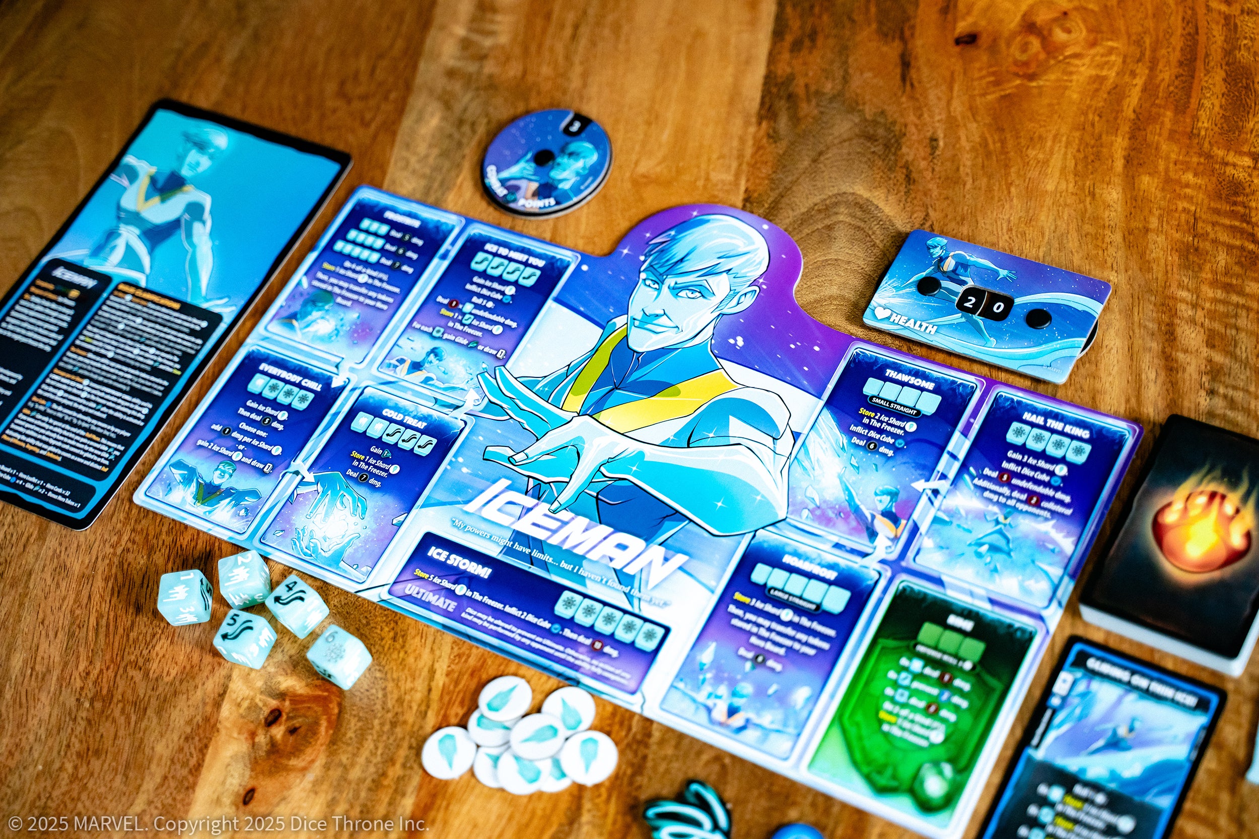 Marvel X-Men Dice Throne Box 1 (Iceman, Psylocke, Storm, Wolverine)