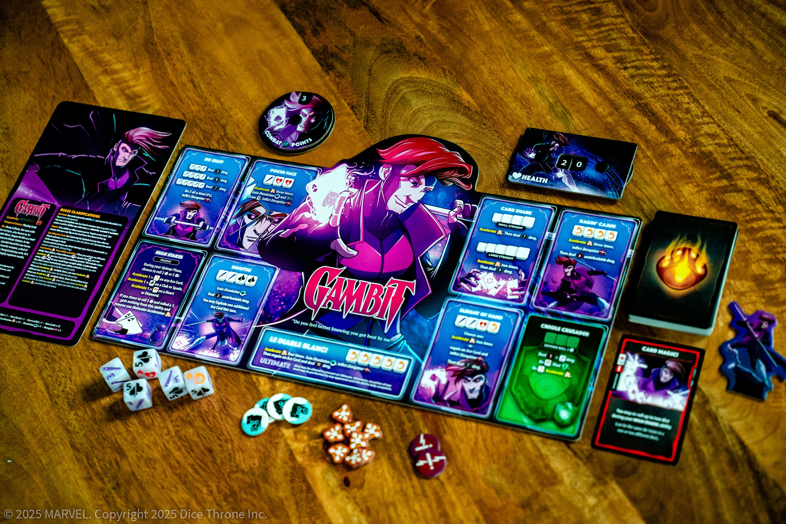 Marvel X-Men Dice Throne Box 2 (Cyclops, Gambit, Rogue, Jean Grey)