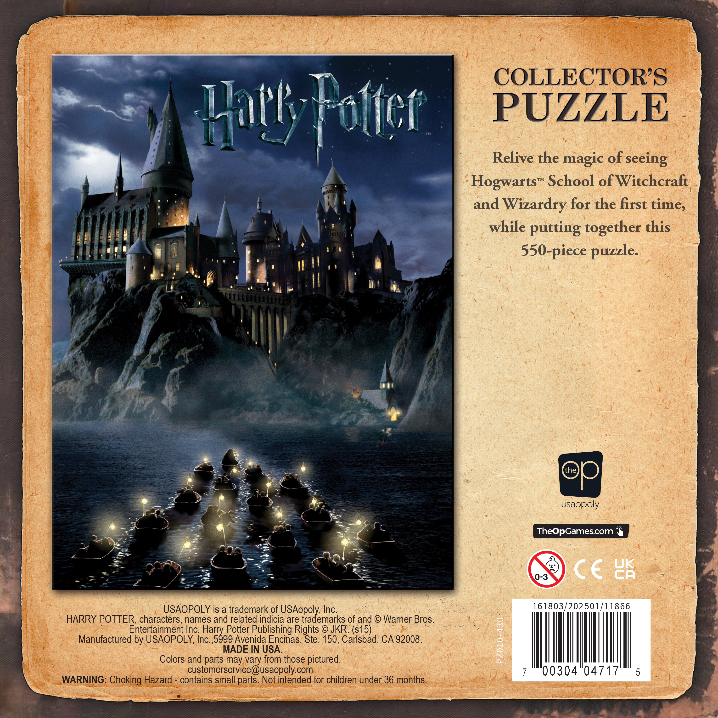 World of Harry Potter™ Collector's 550 Piece Puzzle