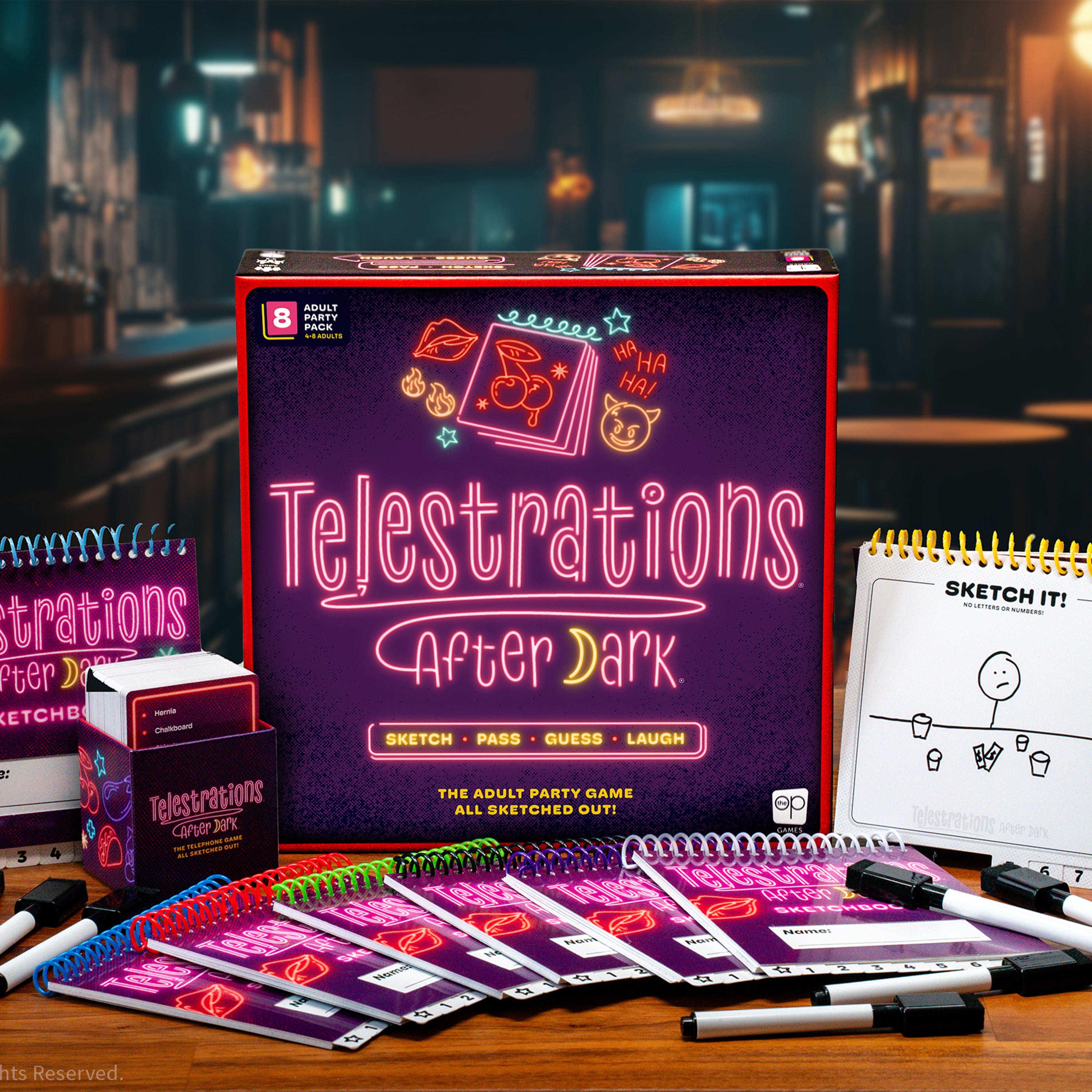 Telestrations® After Dark® 8 Player (2nd Edition)
