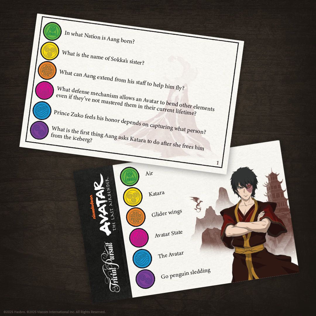 TRIVIAL PURSUIT®: Avatar: The Last Airbender