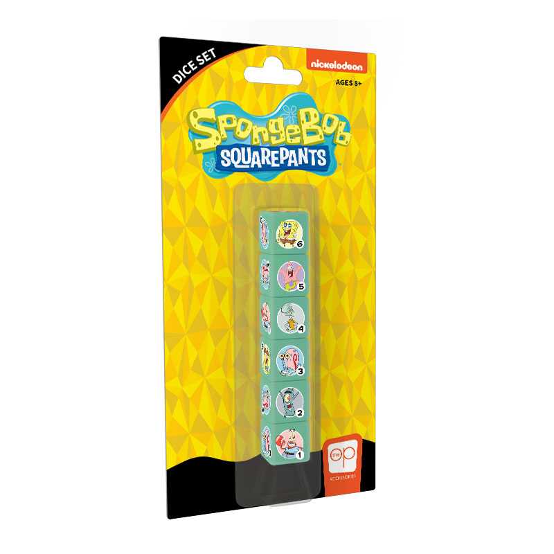 Sponge Bob Square Pants Big Dice Game by Tactic (hard to find) +Free Bonus  Items