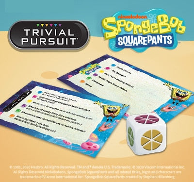 Prepare to soak up knowledge in Trivial Pursuit: Spongebob Squarepants  edition