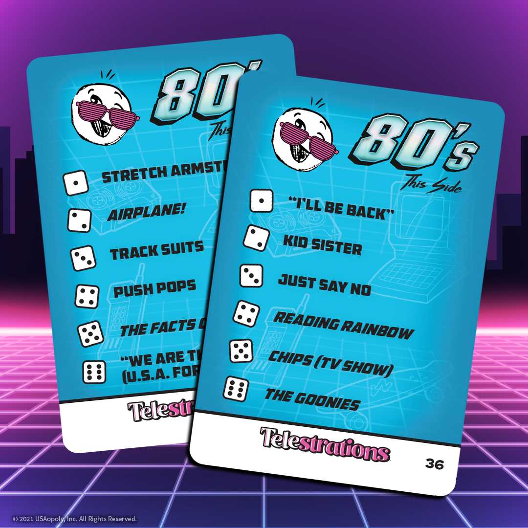 Telestrations 80s & 90s Expansion Pack