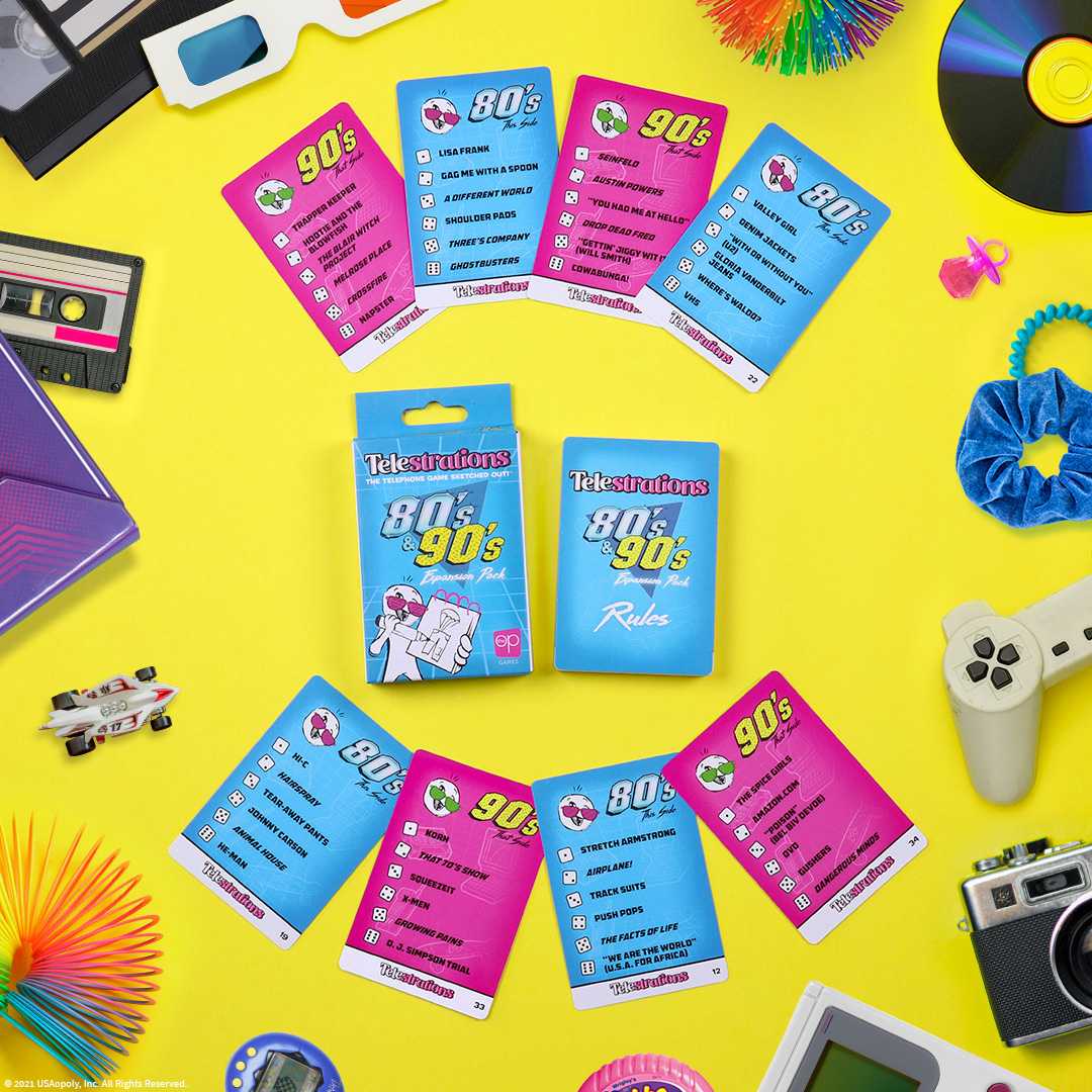 Telestrations 80s & 90s Expansion Pack