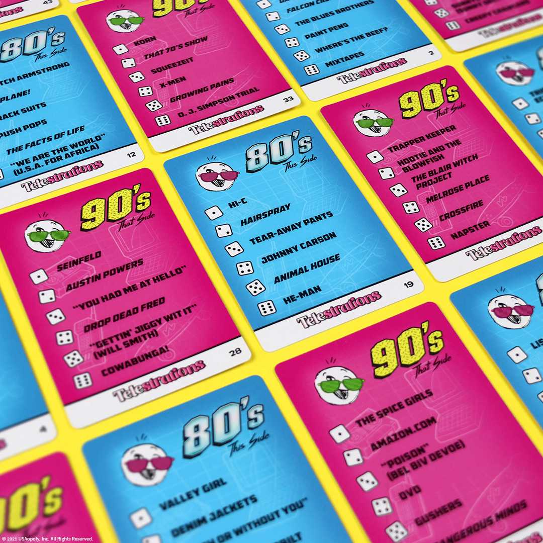 Telestrations 80s & 90s Expansion Pack