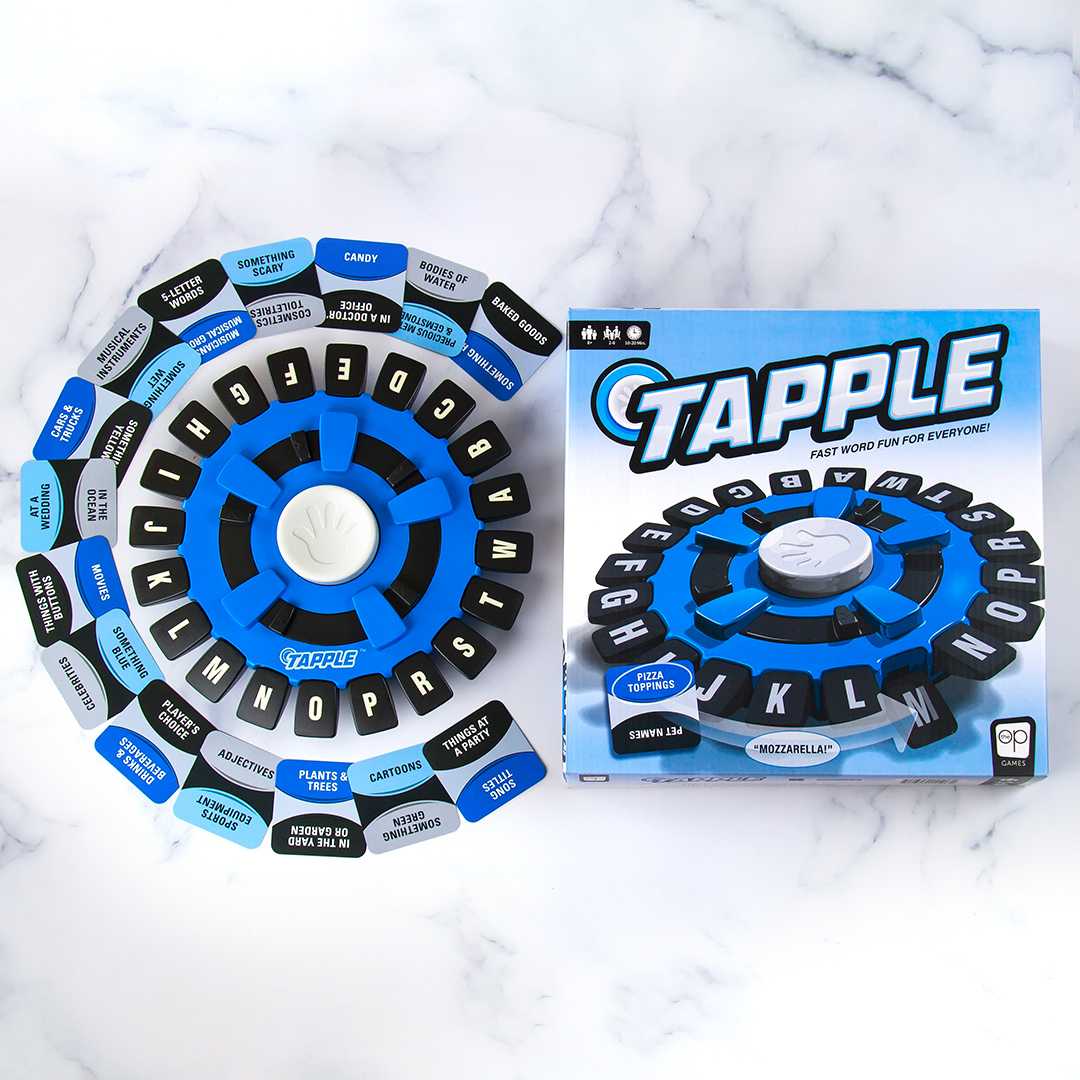 Tapple Blank Slate Telestrations Hues & Cues Board games Party games date night family night