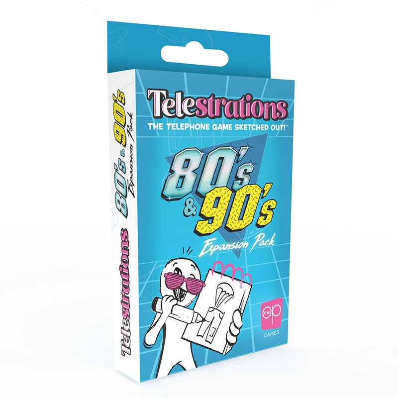 Telestrations 80s & 90s Expansion Pack – The Op Games