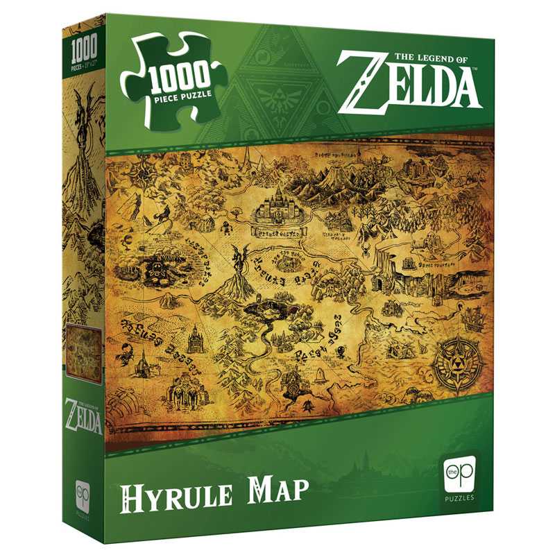  USAopoly Zelda Breath of The Wild Hyrule Map 750 Piece