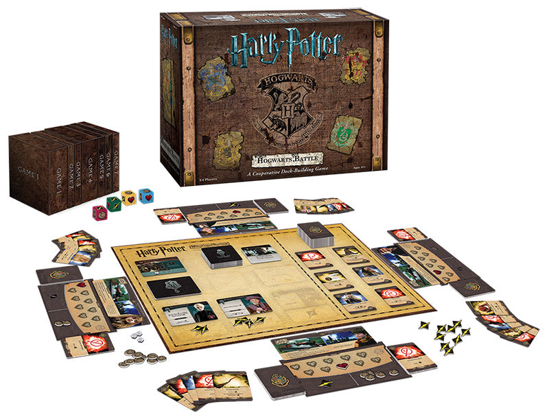  USAOPOLY Harry Potter Hogwarts Battle Defence Against The Dark  Arts, Competitive Deck Building Game, Officially Licensed Harry Potter  Merchandise