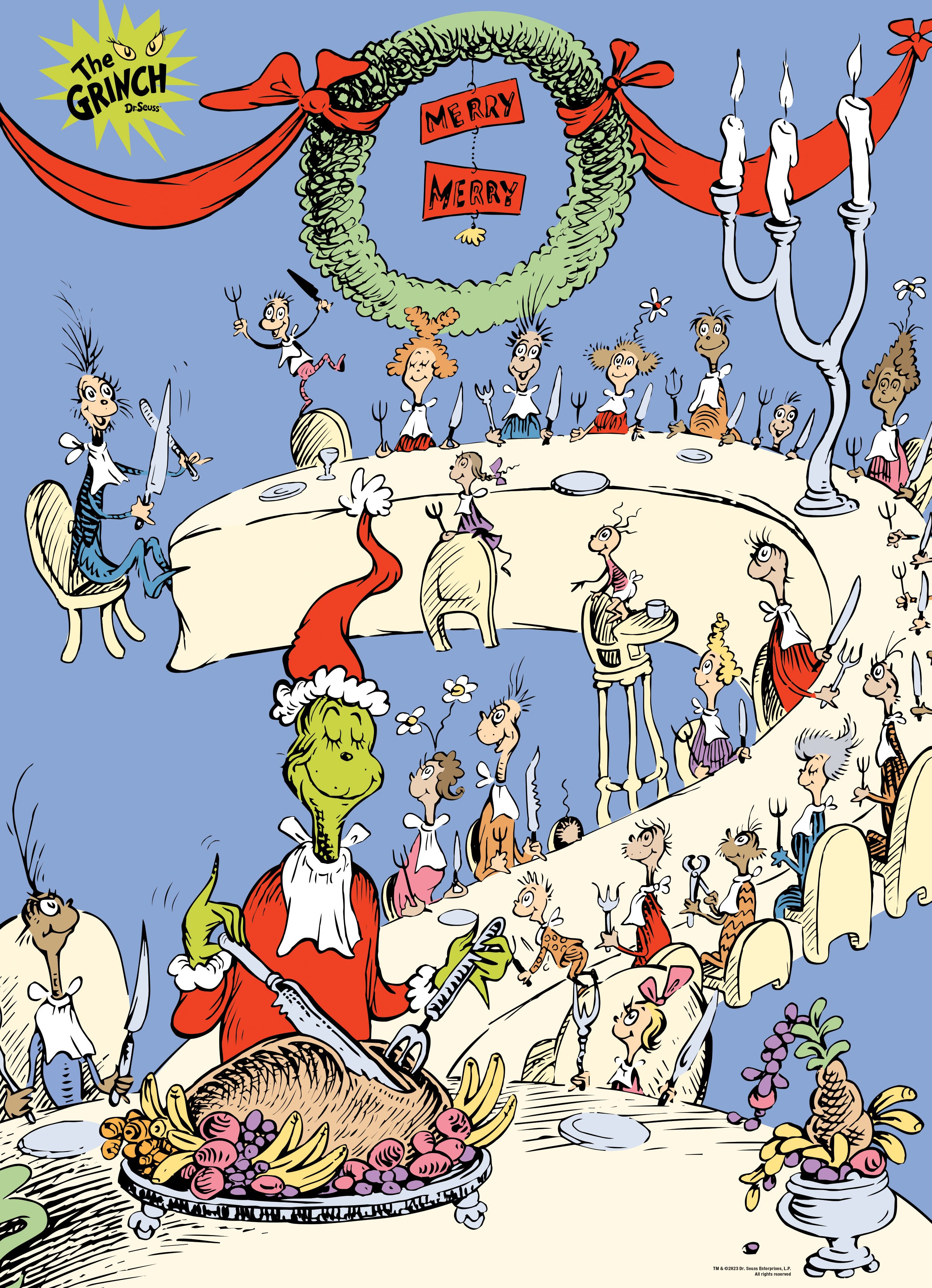 Grinch Christmas Feast Christmas Dr Seuss The Grinch Merry Grinch Mas