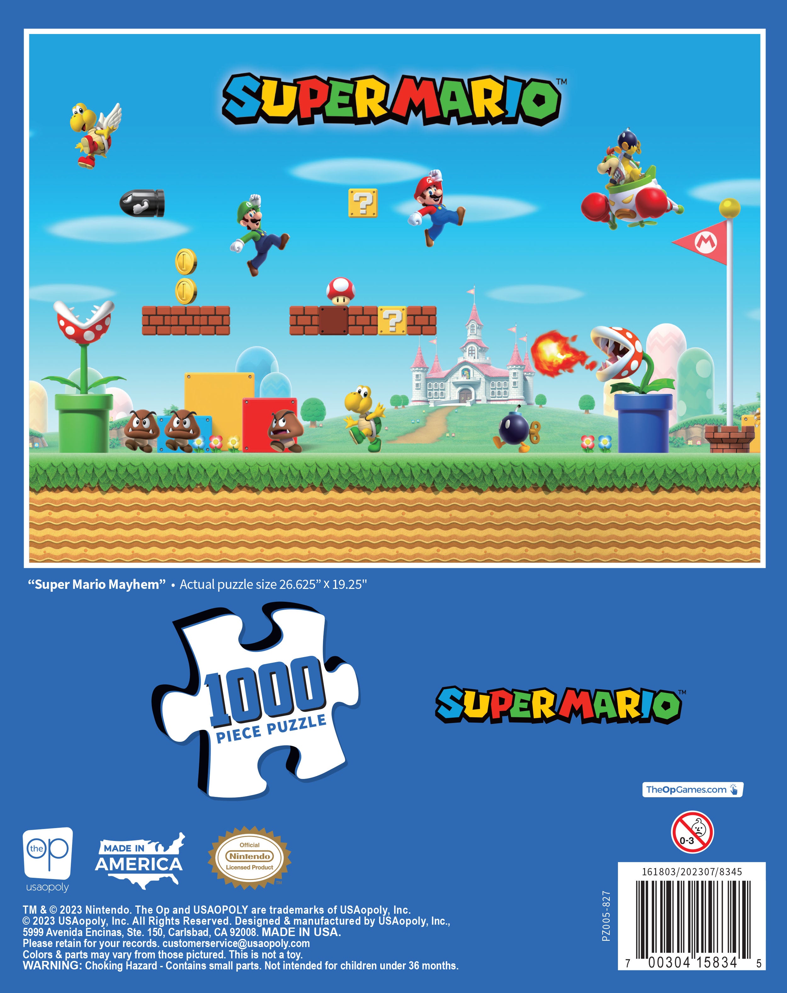 Super Mario - Puzzle - Mario Kart 8 - 1000 pieces