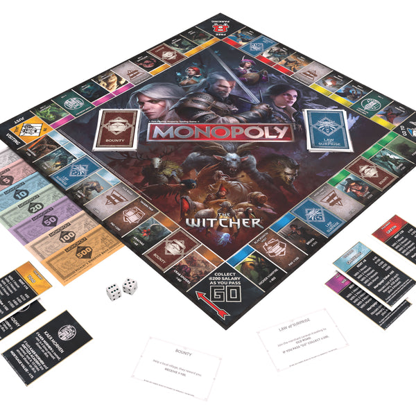 The Witcher em Monopoly