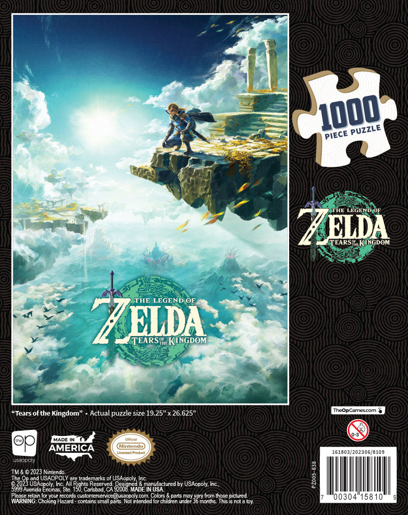 Legend of Zelda Tears of the Kingdom 16 Bit Jigsaw Puzzle 120, 252,  500-piece Great Gamer Gift Free Shipping zelda Puzzle loz Jigsaw 