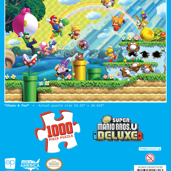 Super Mario Chaos Fun 1 000 Piece Puzzle The Op Games super-mario-chaos-fun-1-000-piece-puzzle-the-op-games