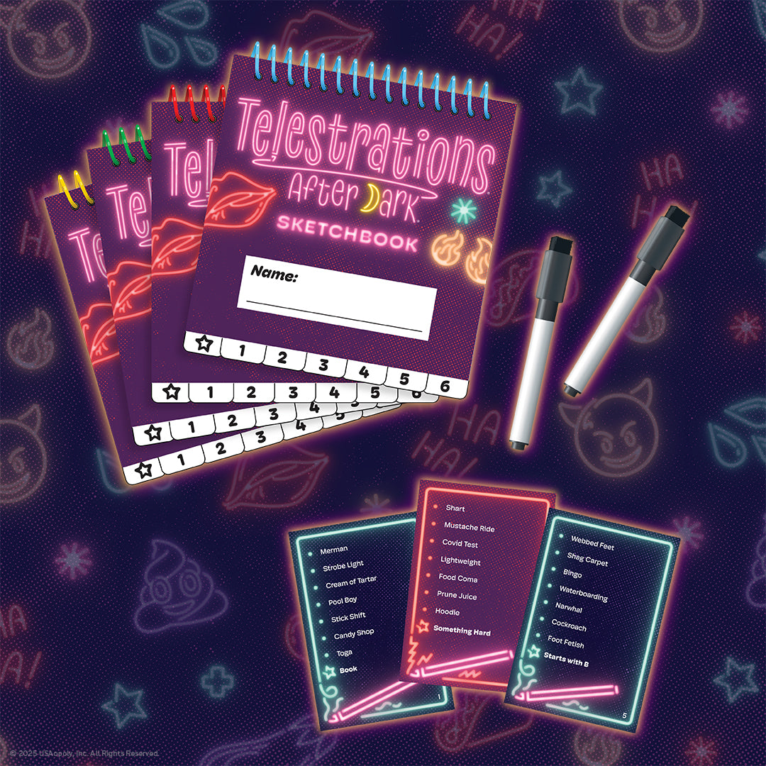Telestrations® After Dark® 6 Player (2nd Edition)