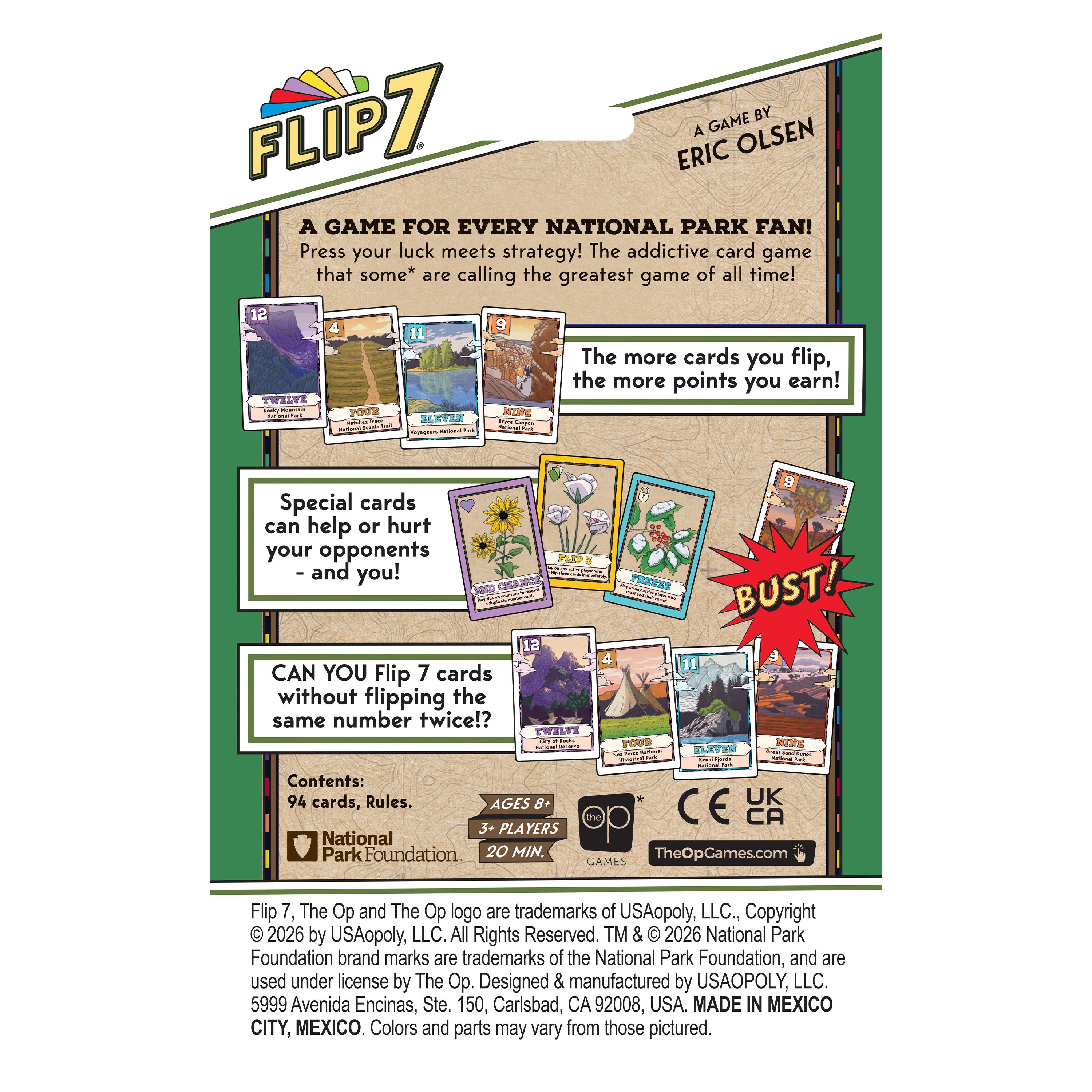 Flip 7®: National Parks