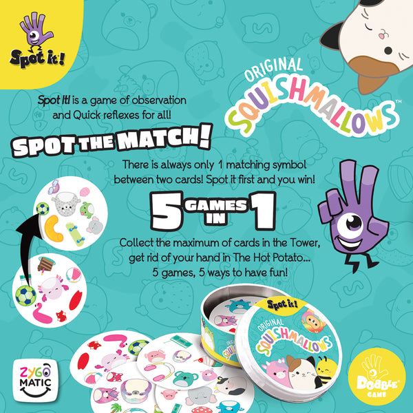 SPOT IT®! Squishmallows The Op Games