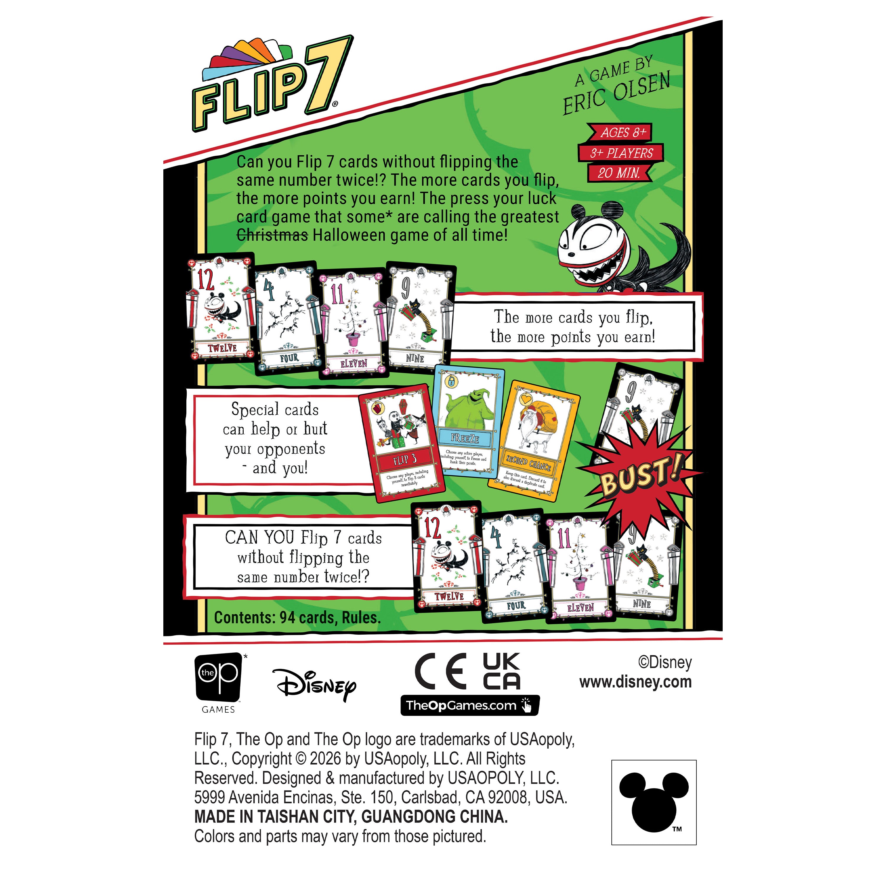 Flip 7®: Disney Tim Burton's The Nightmare Before Christmas