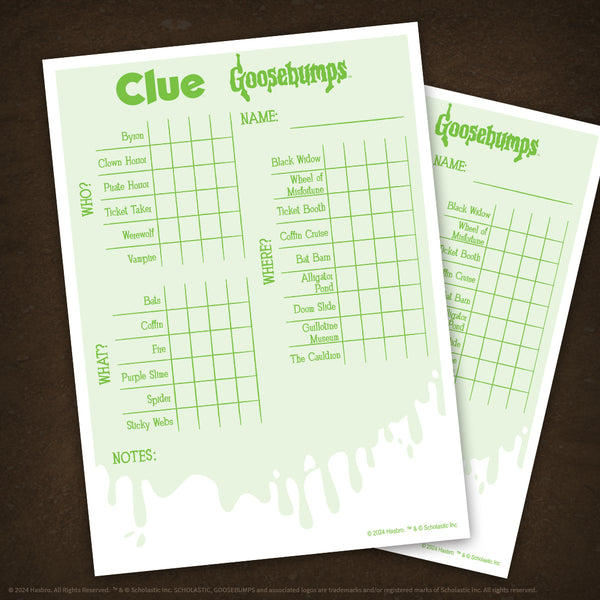 CLUE®: Goosebumps – The Op Games