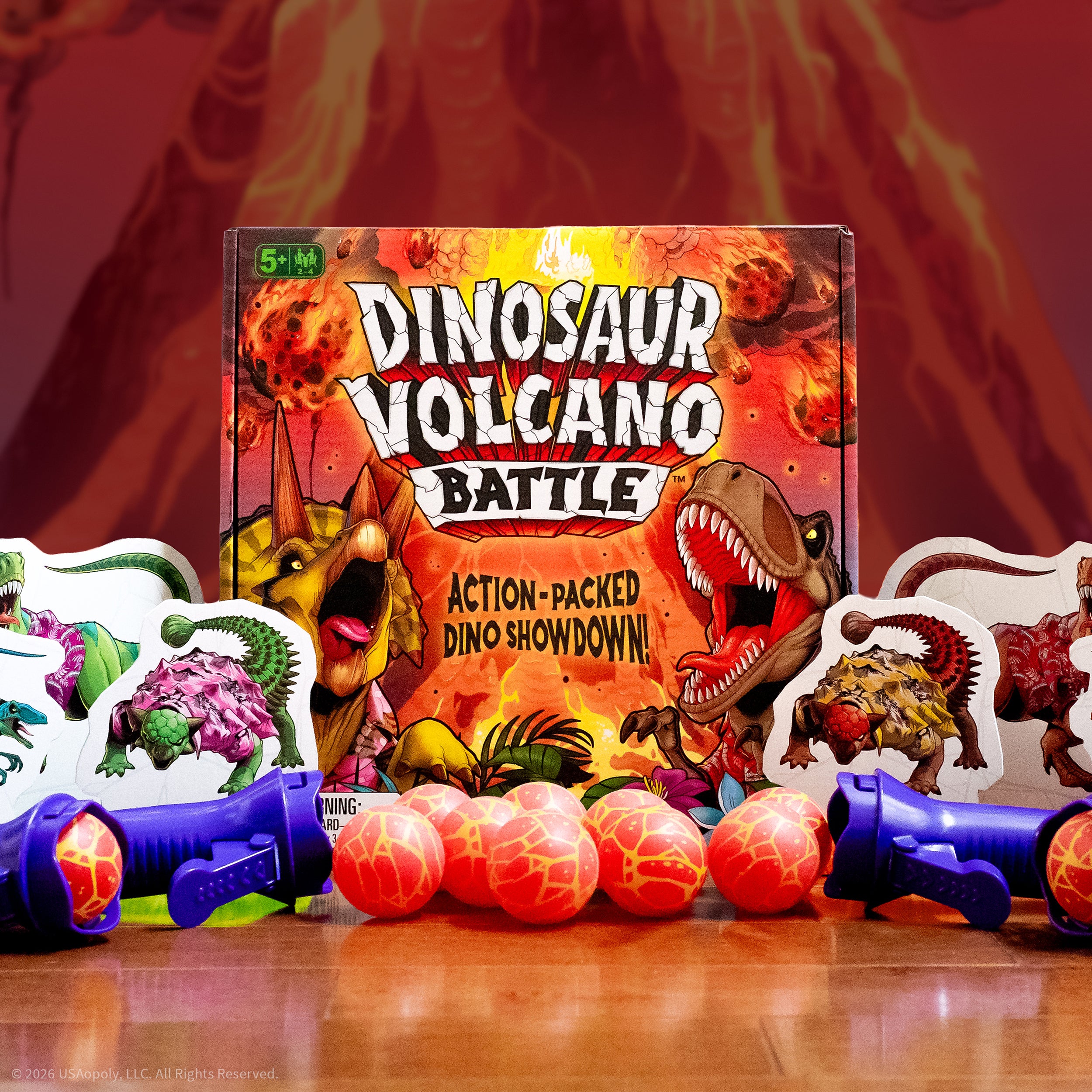 Dinosaur Volcano Battle