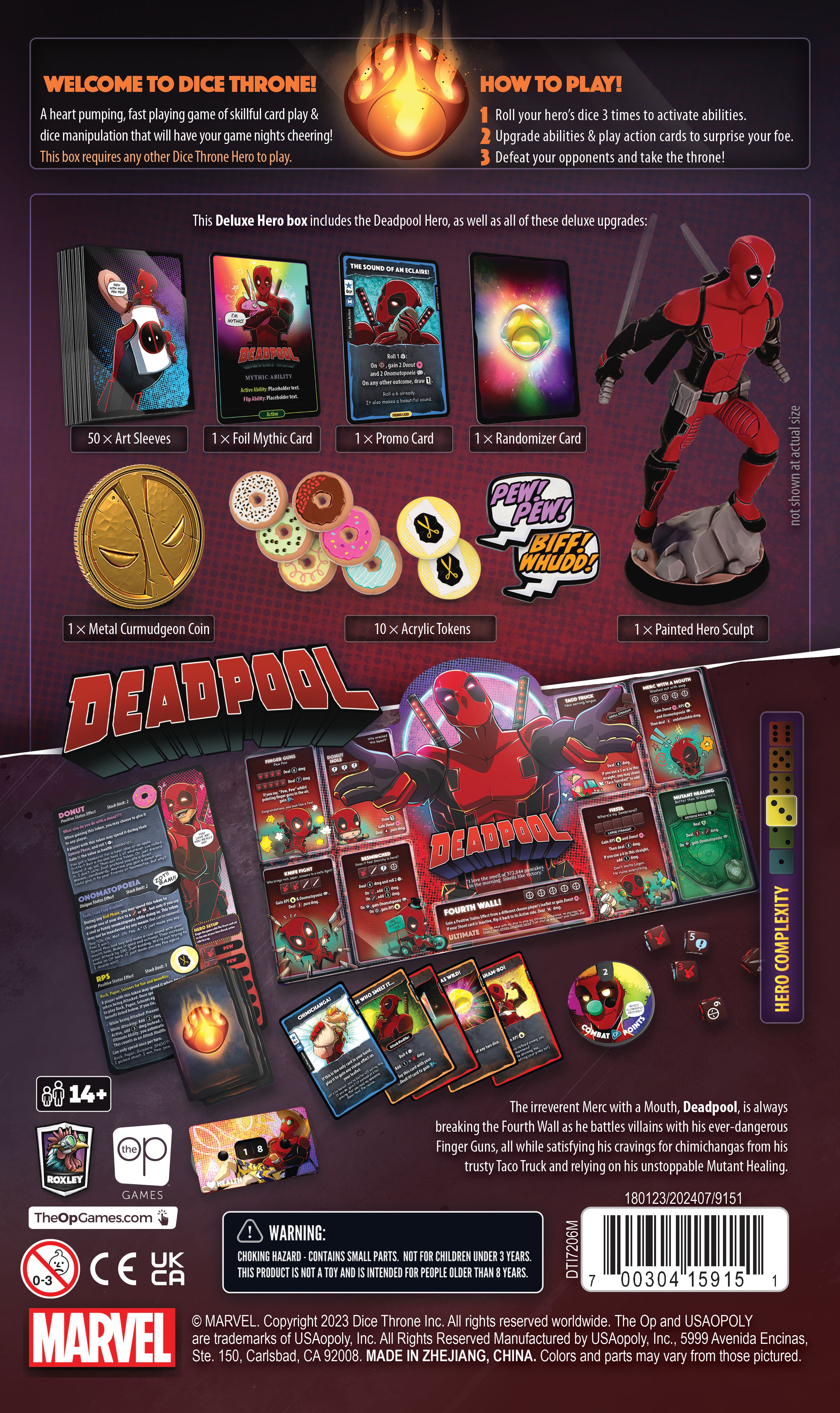 Marvel Dice Throne: Deadpool "Deluxe" Expansion Marvel Dice Throne: Deadpool "Deluxe" Expansion