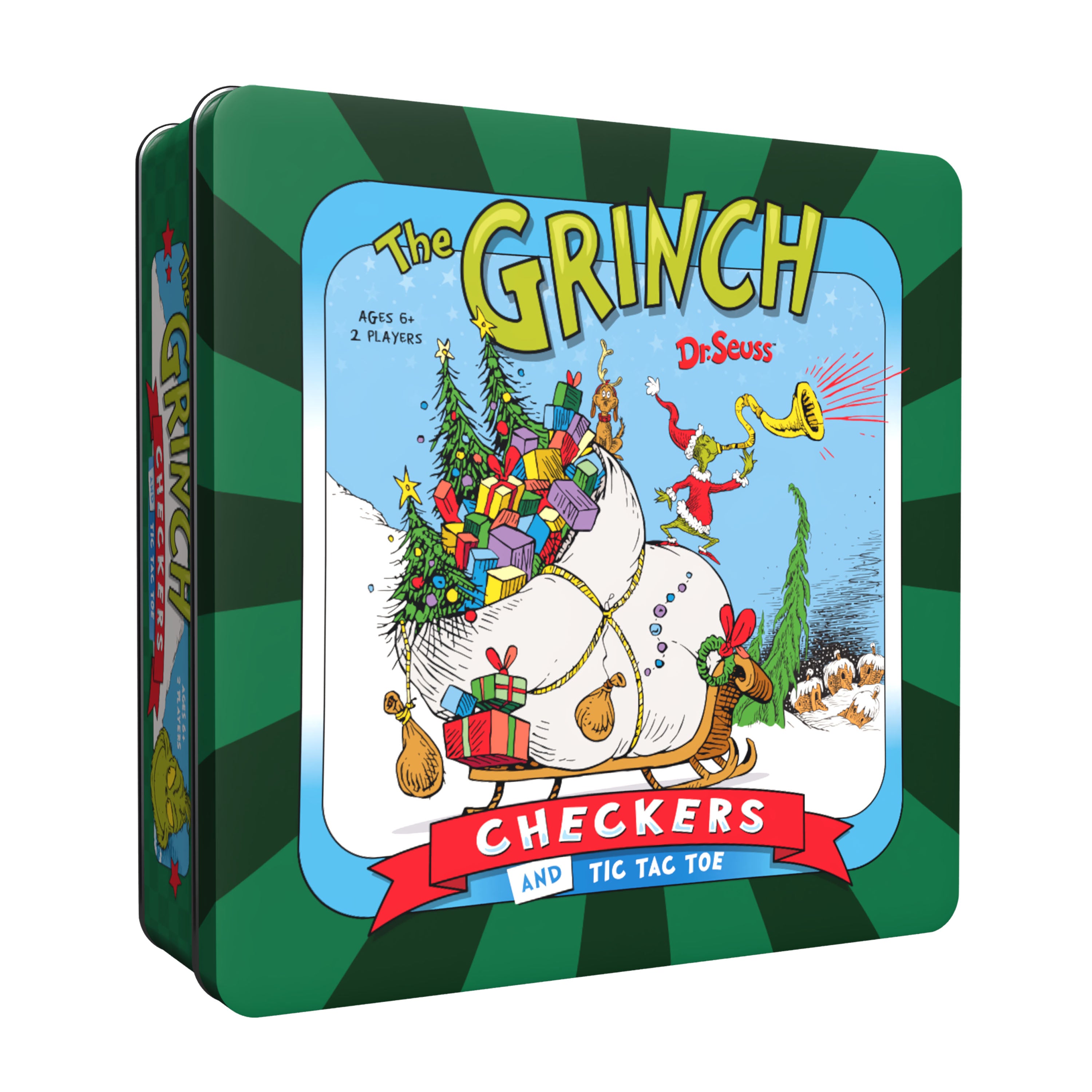 The Grinch Checkers & Tic Tac Toe