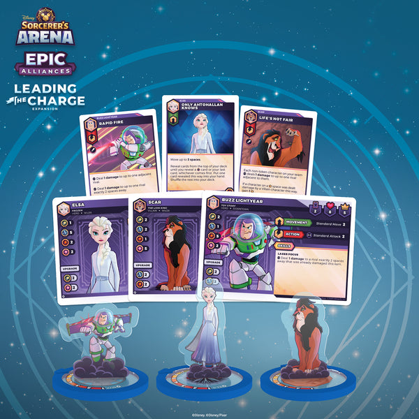 Disney Sorcerer's Arena Epic Alliances Leading the Charge Expansion