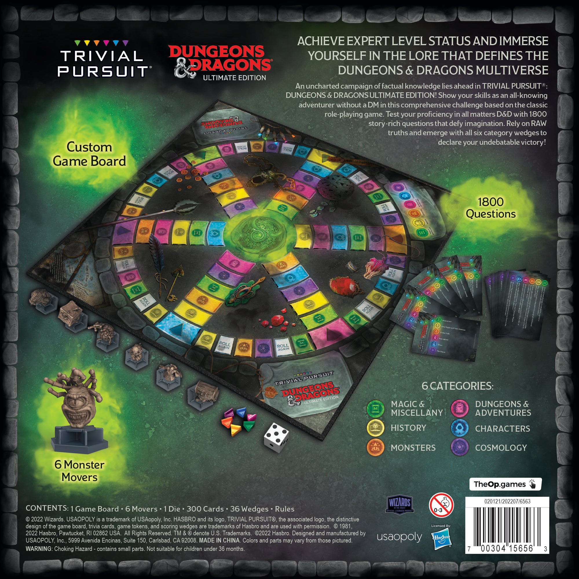 Trivial Pursuit Harry Potter - Ultimate Edition Board Game 1800 Questions  for sale online