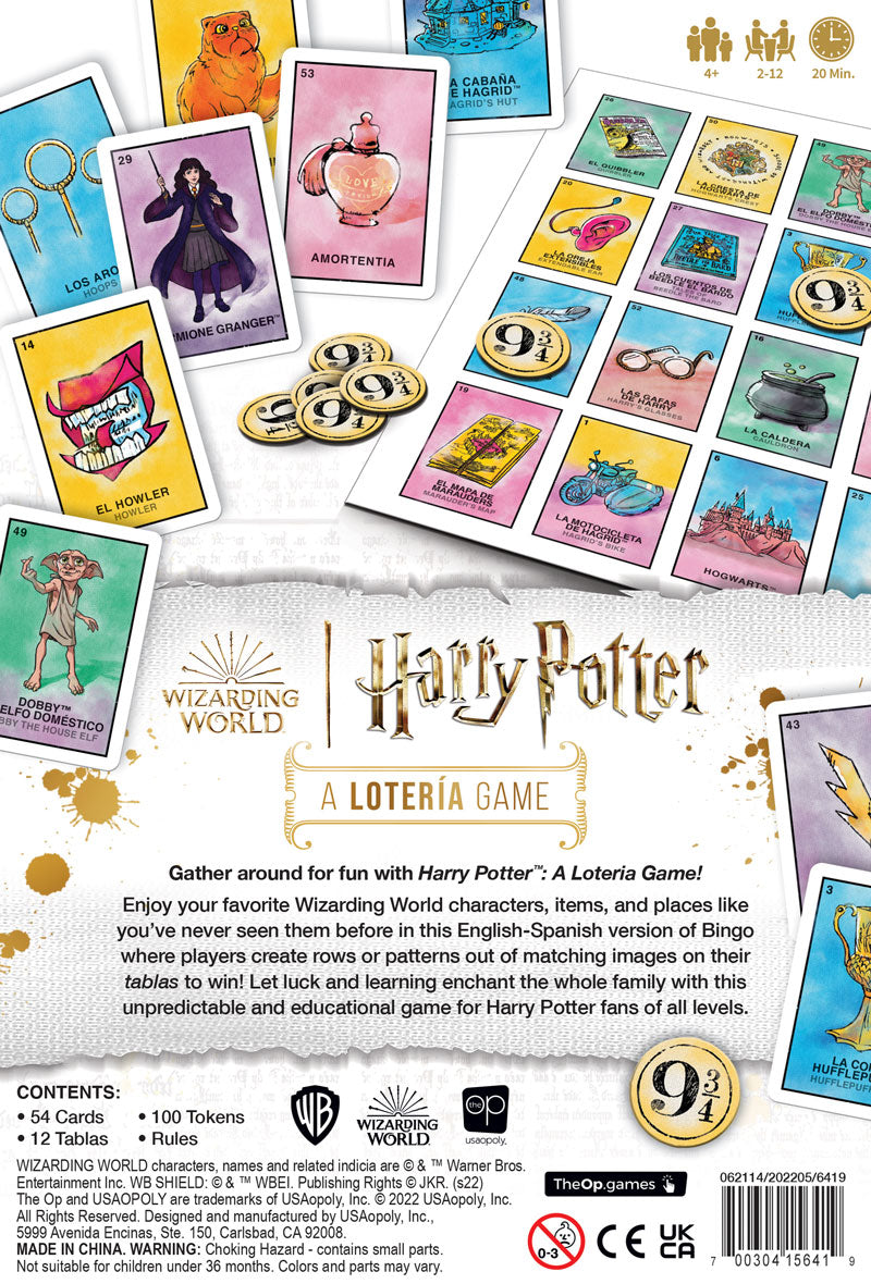 Harry Potter Loteria Game