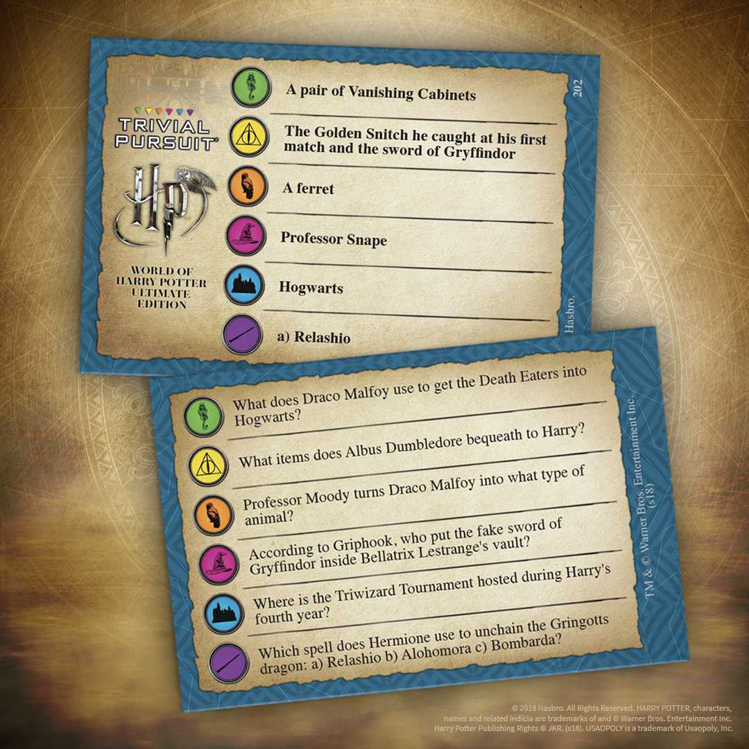 Harry Potter Trivial Pursuit - Ultimate Edition - Winning Moves