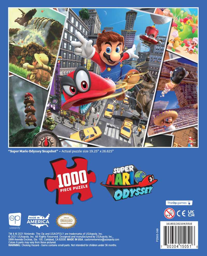 Puzzle 1000 pièces - Super Mario Challenge
