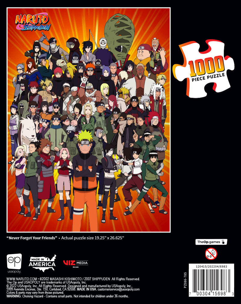 Naruto 'Sasuke & Naruto' 1000 Pieces Jigsaw Puzzle
