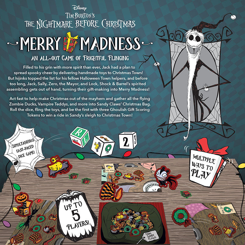Checkers: Disney Tim Burton The Nightmare Before Christmas