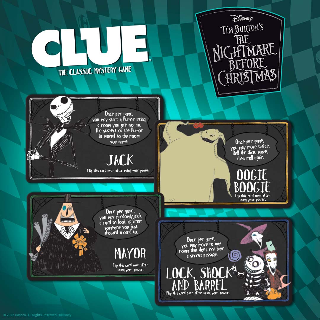 CLUE®: Disney Tim Burton's The Nightmare Before Christmas – The Op Games