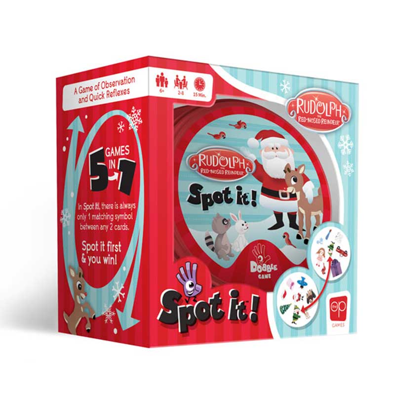 SPOT IT®!  RUDOLPH THE RED-NOSED REINDEER®