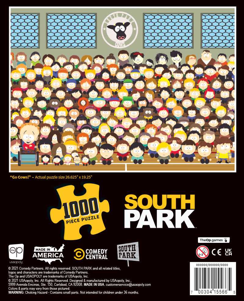 South Park Go Cows! 1000 Piece Puzzle – The Op Games
